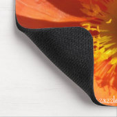 Big Oranje Poppy Muismat (Hoek)