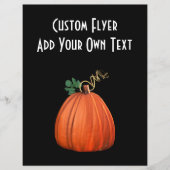Big Oranje Whimsical Pumpkin Flyer (Voorkant)