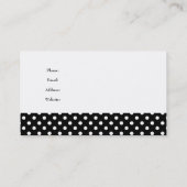 Big Order Visitekaartje Elegant Zwart (Achterkant)