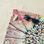 Big Oversize Flower Beach Towel Strandlaken (In situ)