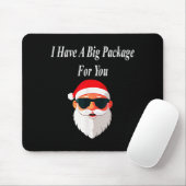 Big Package Christmas Funny Naughty Dirty Raunchy  Muismat (Met muis)