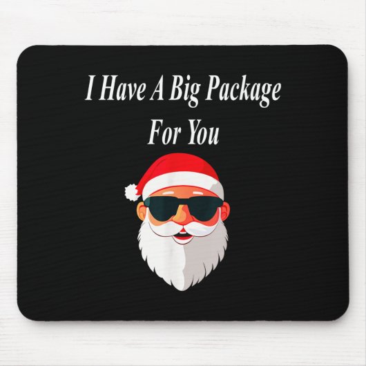 Big Package Christmas Funny Naughty Dirty Raunchy  Muismat (Voorkant)