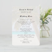 Big Palm Tree Specialty Paper Menu Sjabloon (Staand voorkant)