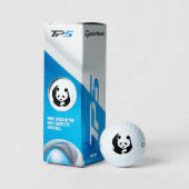 Big Panda TaylorMade 3 Pack golfballen (Verpakking)