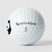 Big Panda TaylorMade 3 Pack golfballen (Logo)