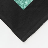 Big Papa Beer-zwart Lijst Tekst & Polar Beer Fleece Deken (Hoek)