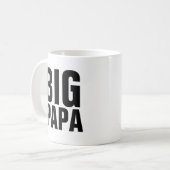 BIG PAPA DAD COFFEE MUGS KOFFIEMOK (Voorkant links)