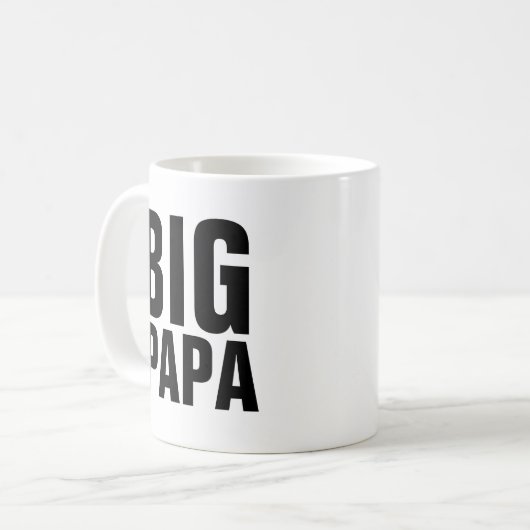 BIG PAPA DAD COFFEE MUGS KOFFIEMOK (Voorkant links)