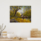 Big papa Deer Print (Keuken)