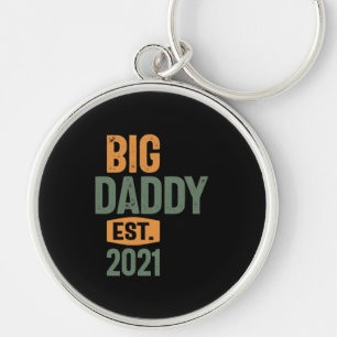 Big Papa Est 2021   vader opa Gift Sleutelhanger