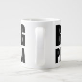 Big Papa Jumbo 20oz Mok, Papa Gift Mok (Achterkant)