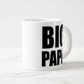 Big Papa Jumbo 20oz Mok, Papa Gift Mok (Voorkant rechts)