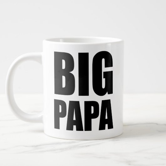 Big Papa Jumbo 20oz Mok, Papa Gift Mok (Links)