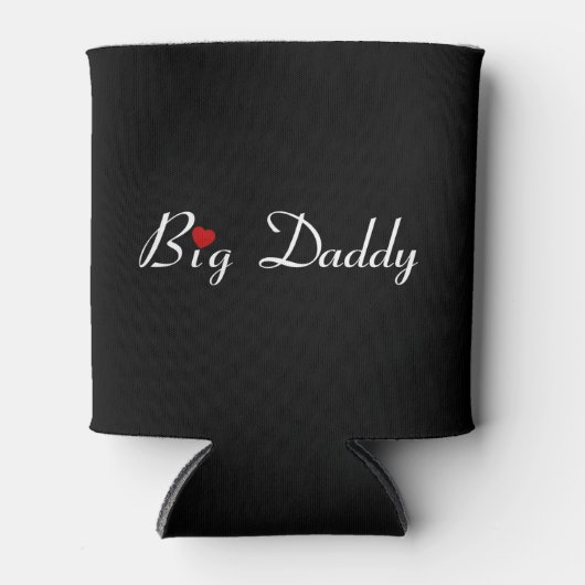 Big papa met Red Heart Blikjeskoeler (Voorkant)