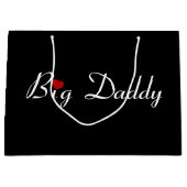 Big papa met Red Heart Groot Cadeauzakje (Voorkant)