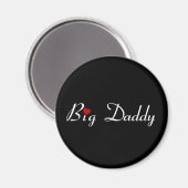 Big papa met Red Heart Magneet (Voorkant / Achterkant)