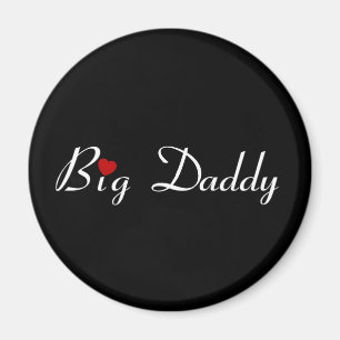 Big papa met Red Heart Magneet