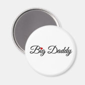 Big papa met Red Heart Magneet (Voorkant / Achterkant)