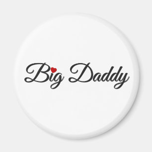 Big papa met Red Heart Magneet