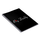 Big papa met Red Heart Notitieboek (Rechterzijde)