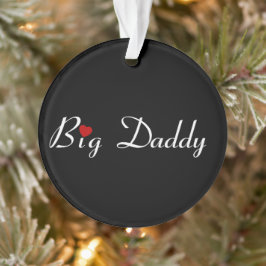 Big papa met Red Heart Ornament