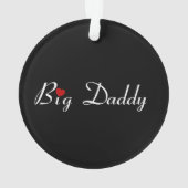 Big papa met Red Heart Ornament (achterkant)