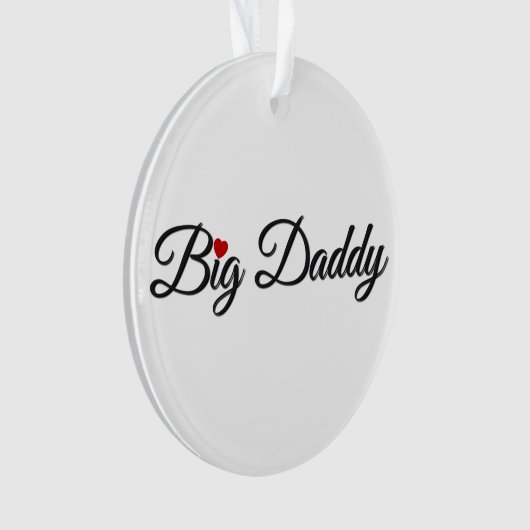 Big papa met Red Heart Ornament (voorkant)
