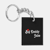 Big papa met Red Heart Sleutelhanger (Voorkant Links)