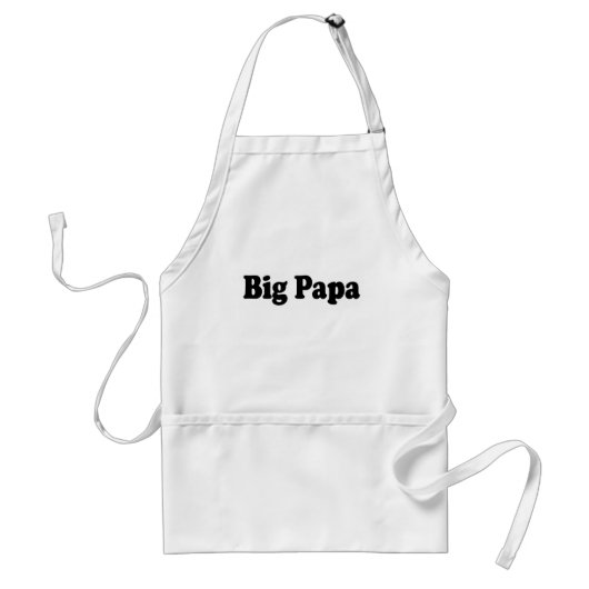 Big Papa Standaard Schort (Voorkant)