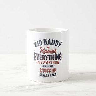 Big Papa weet alles   vader opa Koffiemok