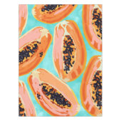 Big Papaya Waterverf schilderen, tropische vruchte Tafelkleed (Voorkant)