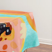 Big Papaya Waterverf schilderen, tropische vruchte Tafelkleed (Voorbeeld)