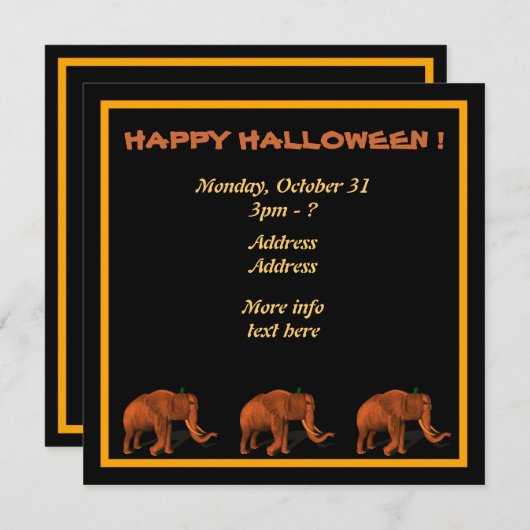 Big Party. Kaart (Voorkant / Achterkant)