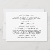 Big Party (kleine bruiloft nu) Later foto (Achterkant)