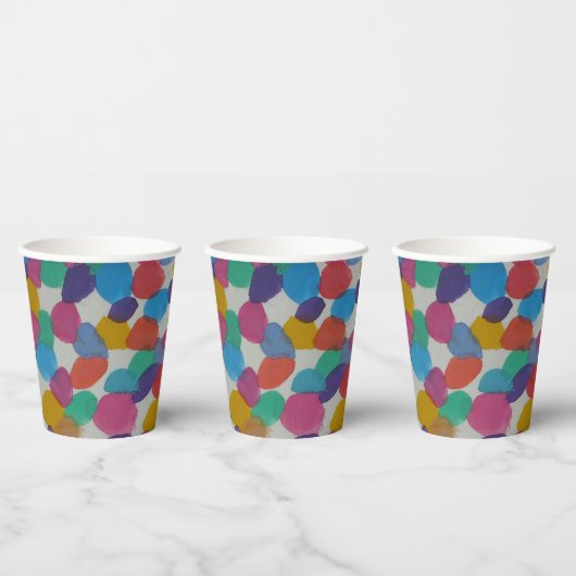 Big Party Stip Cup Papieren Bekers (Multi)