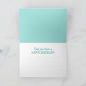 Big Paw Cat Birthday Kaart (Binnen)