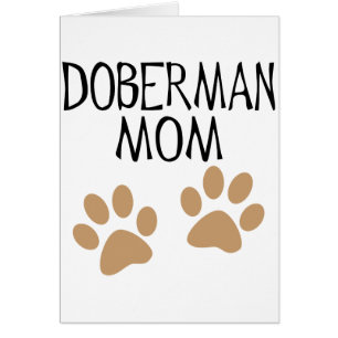 Big Paws Doberman mama