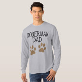 Big Paws Doberman papa T-shirt (Voorkant volledig)