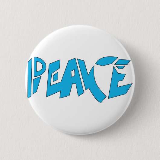 Big Peace Badge Ronde Button 5,7 Cm (Voorkant)