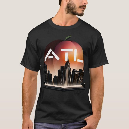 Big Peach ATL T-shirt (Voorkant)