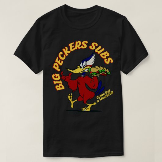 Big Peckers Subs T-shirt (Design voorkant)