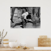 Big Pedicure, jaren 1910 Poster (Keuken)