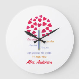 Big Pencil boom/lerarenwaardering Grote Klok