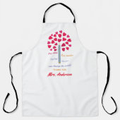 Big Pencil boom/lerarenwaardering Schort (Voorkant)