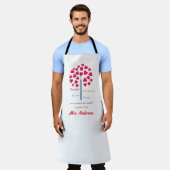 Big Pencil boom/lerarenwaardering Schort (Gedragen)