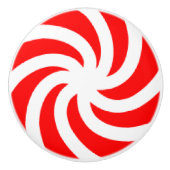 Big Peppermint Snoep Ceramic Knob. Keramische Knop (Voorkant)