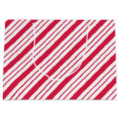 Big Peppermint Striped Gift Bag Groot Cadeauzakje (Voorkant)