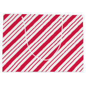 Big Peppermint Striped Gift Bag Groot Cadeauzakje (Achterkant)
