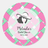 Big Pet Derby Vrijgezellenfeest Ronde Sticker (Voorkant)