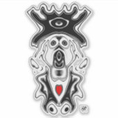 Big pet dog v1 sticker (Voorkant)